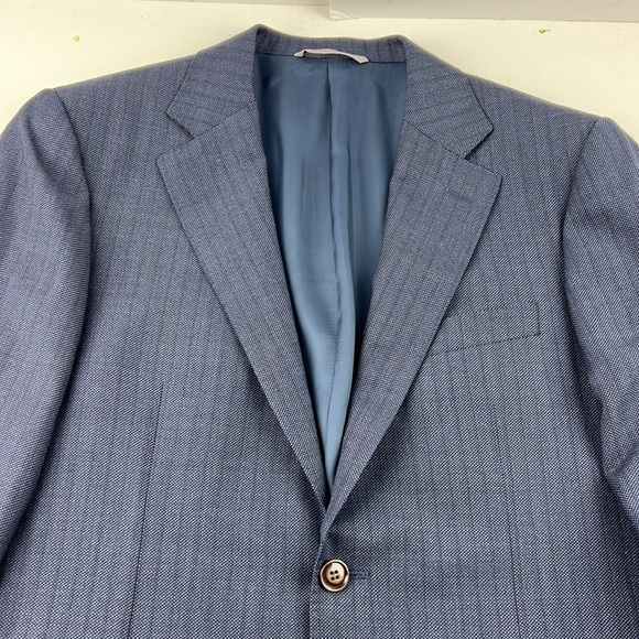Men's Canali navy blue suit jacket - Picture 2 of 16